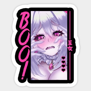 Shy Boo! Sticker